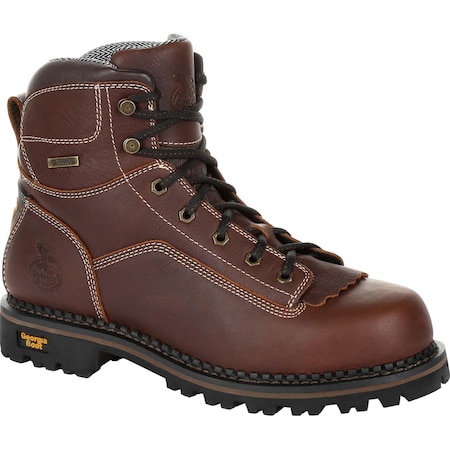 Georgia Boot AMP LT Logger Low Heel Waterproof Work Boot, 10M GB00270